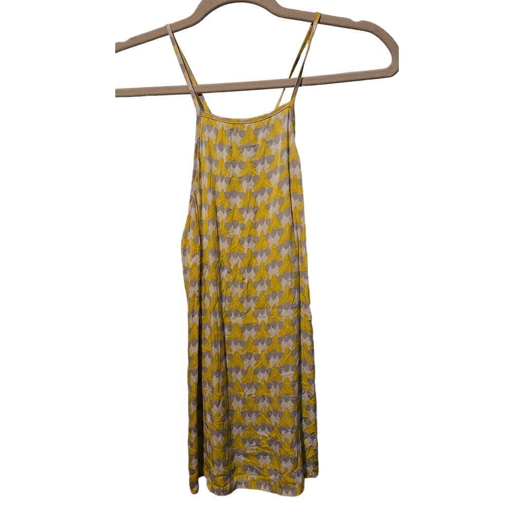 Banana Republic and Milly collab yellow silk tank top size‎ small